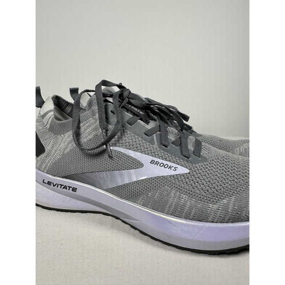 Brooks Levitate 5 Women's Running Shoes Grey Athletic Sneakers Size 9 - Picture 3 of 16